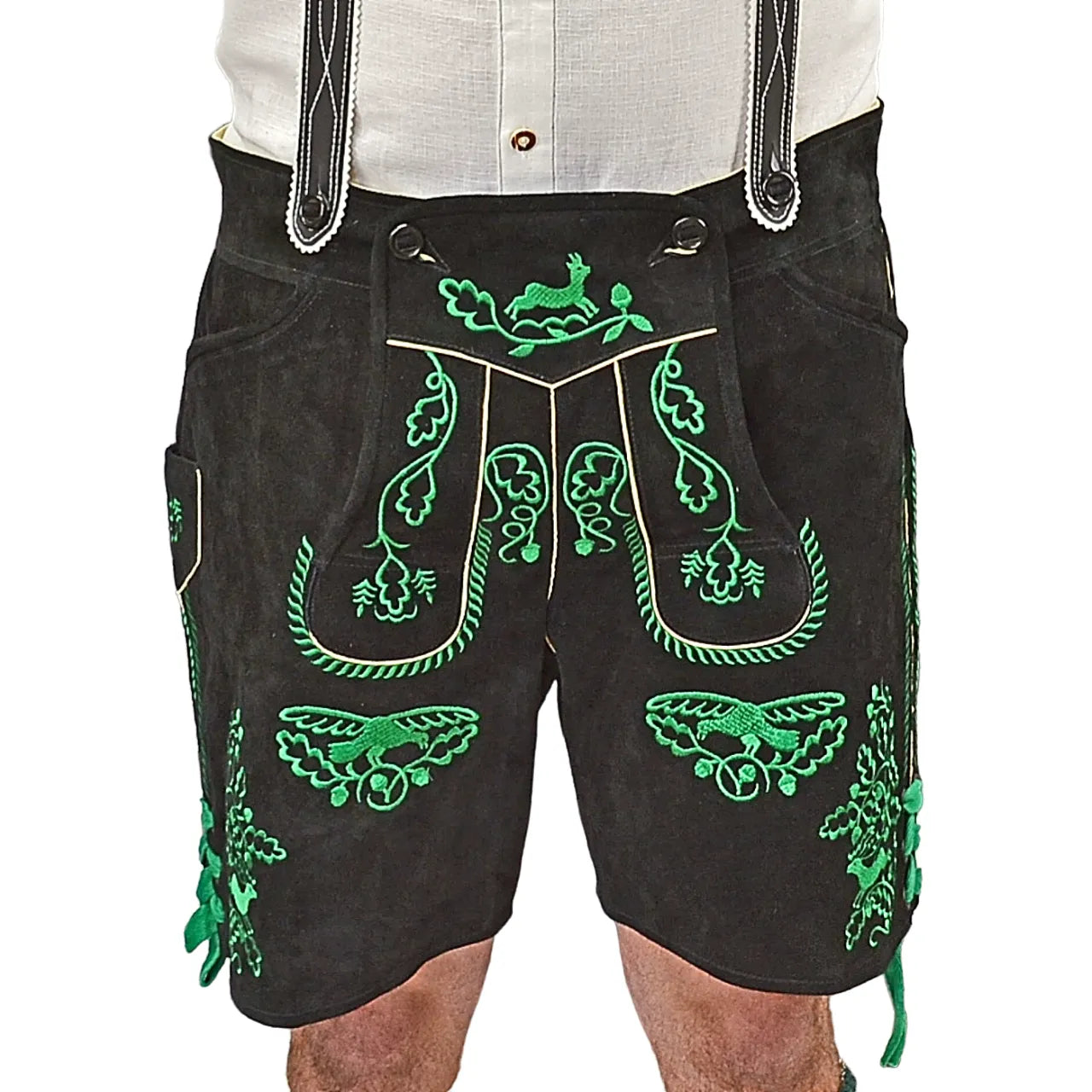 Black-Cow-Lederhosen-and-Staff-Choice-Suspenders-Front
