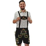 Colorful-Black-Lederhosen-with-Suspenders
