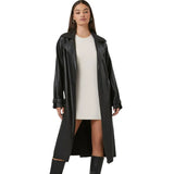 Faux-Leather-Trench-Coat-Womens-Model