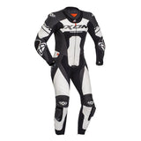 Ixon-Jackal-One-Piece-Leather-Race-Suit-Black-White-Front