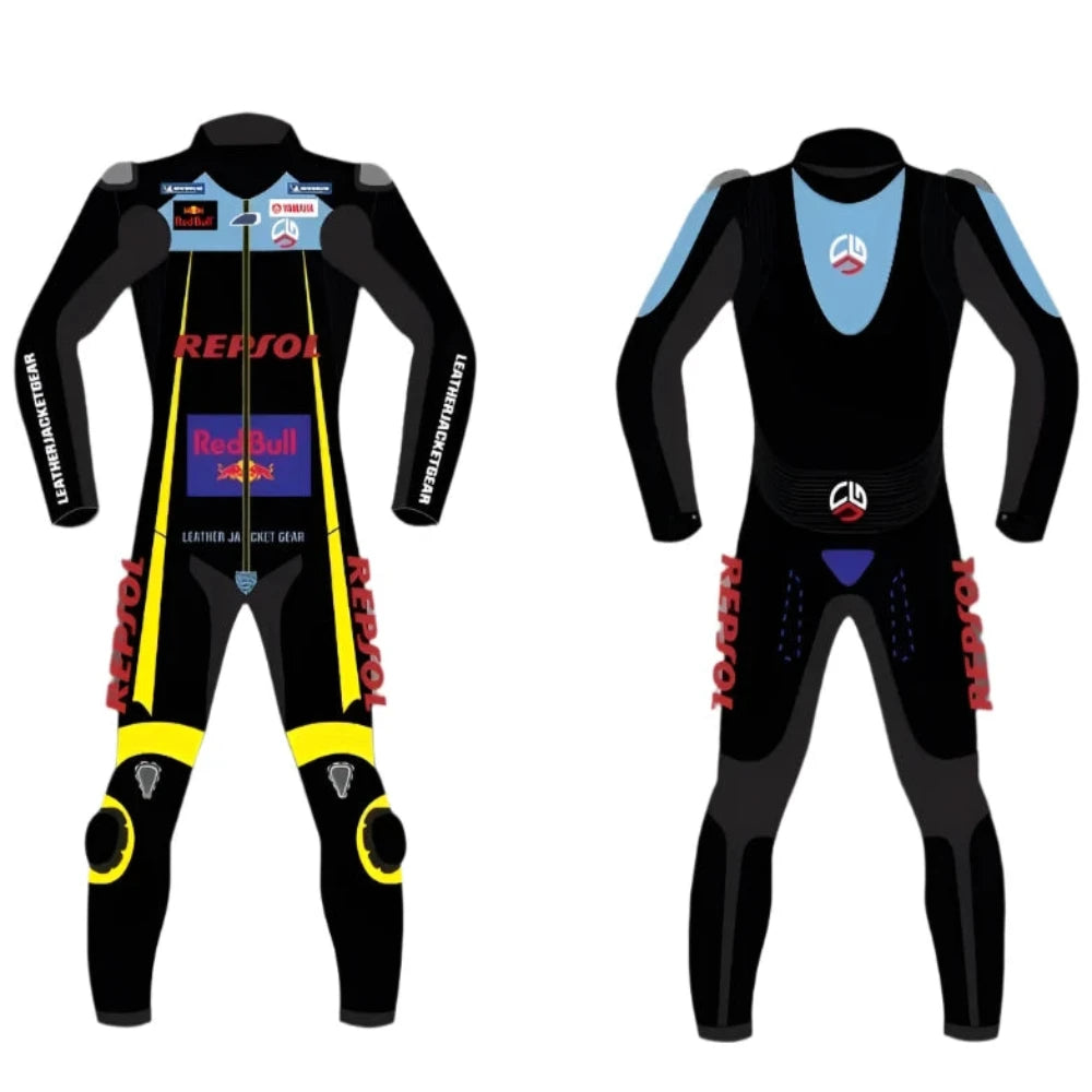 LeatherJacketGear-Black-Yellow-Race-Suit