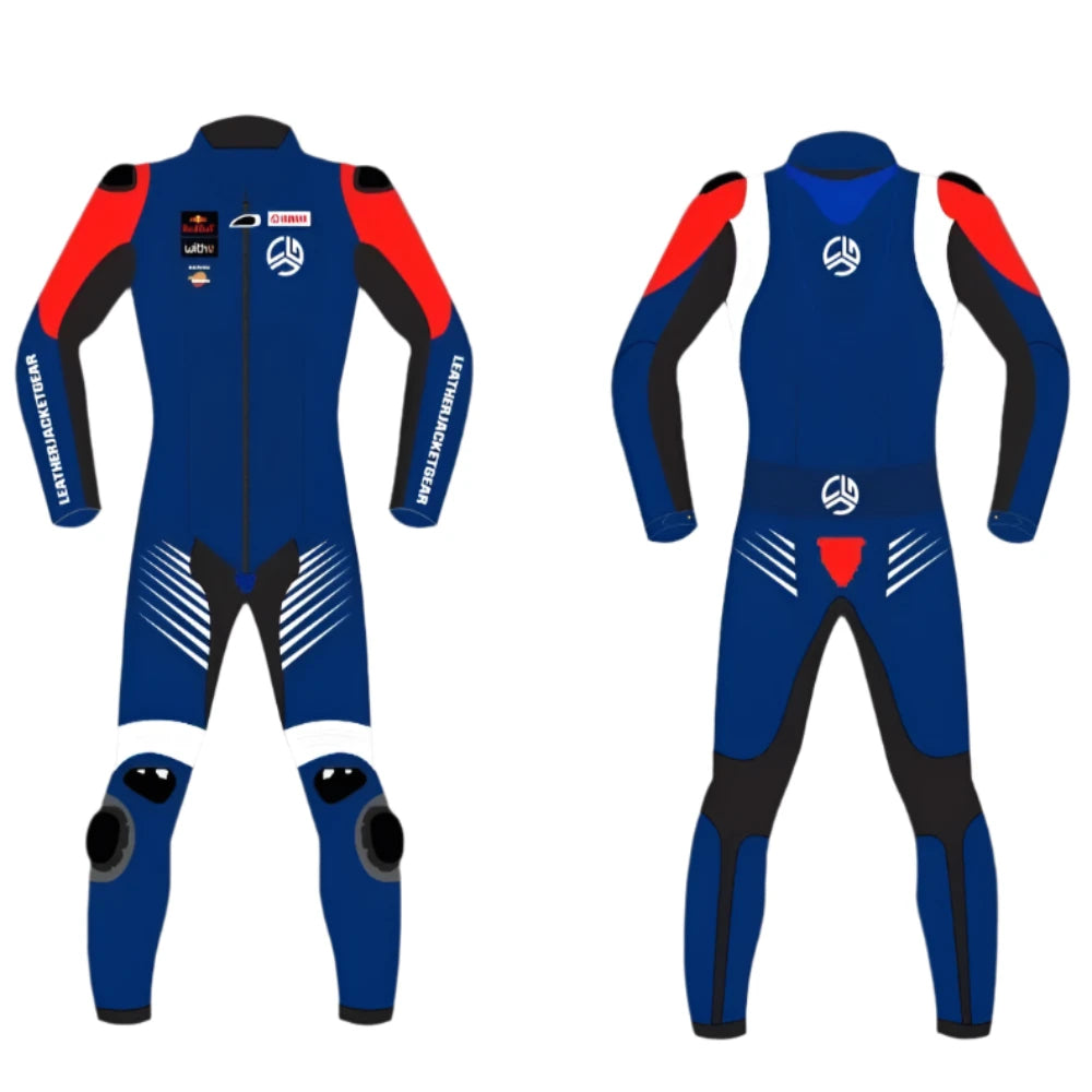LeatherJacketGear-Blue-Red-White-Race-Suit