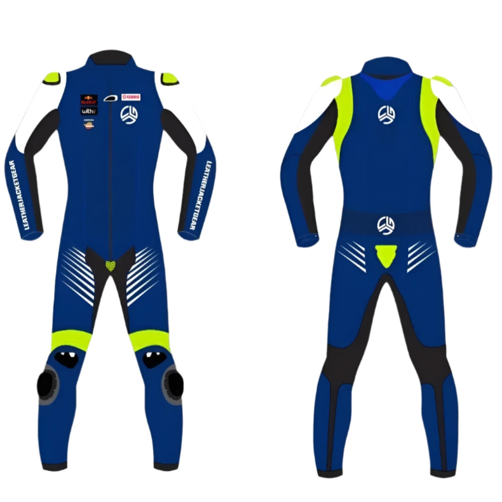 LeatherJacketGear-Blue-White-Neon-Race-Suit