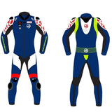 LeatherJacketGear-Blue-White-Red-Race-Suit