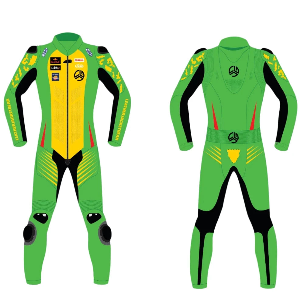 LeatherJacketGear-Green-Yellow-Black-Race-Suit