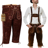 Lederhosen-Men-Kneebound-Dark-Brown-Model-Left