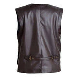 Mens-Brown-Cowhide-Leather-Vest-Back