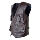 Mens-Brown-Cowhide-Leather-Vest-Right