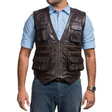 Mens-Brown-Leather-Jungle-Vest-Front