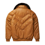 Mens-Brown-Leather-V-Bomber-Jacket-Back