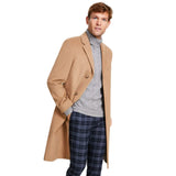 Mens-Camel-Wool-Blend-Coat-Model