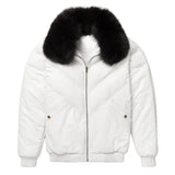 Mens-White-V-Bomber-Leather-Jacket