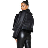 Petite-Black-Faux-Leather-Cotton-On-Aviator-Jacket-Back