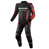 Shima-STR-2Mens-2PC-Leather-Suit-Black-Red