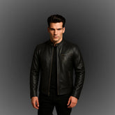 dean-black-leather-biker-jacket-model-shoot