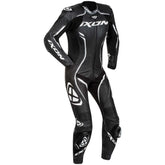 ixon-vortex-womens-one-piece-leather-suit-black-front