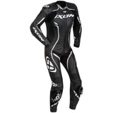 ixon-vortex-womens-one-piece-leather-suit-black-front