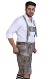 Bavarian Short Lederhosen Rhino Gray-1
