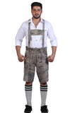 Bavarian Short Lederhosen Rhino Gray-2