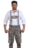 Bavarian Short Lederhosen Rhino Gray-3