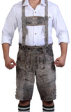 Bavarian Short Lederhosen Rhino Gray