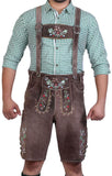 Bavarian Short Lederhosen Sandy Gray
