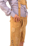 Bavarian short lederhosen Light Brown Wood-3
