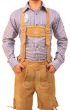 Bavarian short lederhosen Light Brown Wood