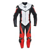 Custom Branded Logo Wholesale Leather Motorbike Suit Front