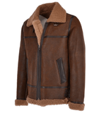Men's B3 Shearling Leather Flight Jacket-1
