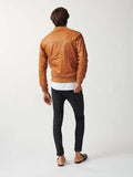 Mens Bolzano Bomber Leather Jacket-3