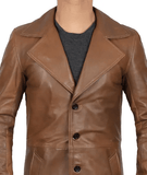 Mens Jackson Distressed Brown Winter Car Coat-3