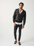 Mens Londoner Cardi Leather Jacket-15
