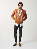 Mens Londoner Cardi Leather Jacket-20