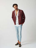Mens Londoner Cardi Leather Jacket-6