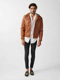 Mens ST Mortiz Hoodie Leather Jacket-12