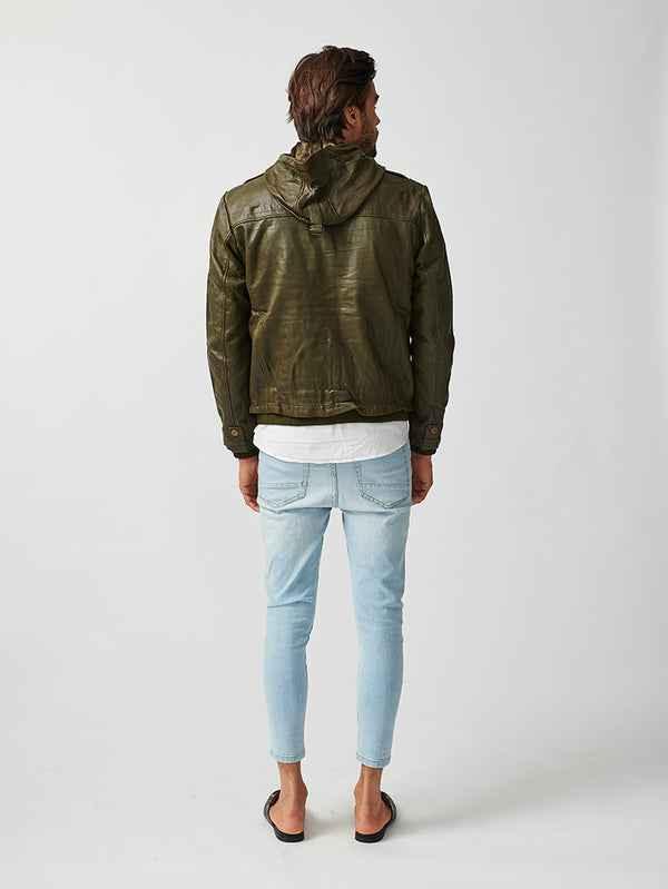 Mens ST Mortiz Hoodie Leather Jacket-22