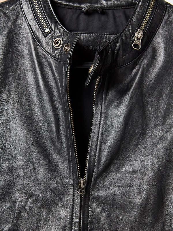 Mens Tokyo Motorbike Leather Jacket-5