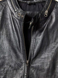 Mens Tokyo Motorbike Leather Jacket-5