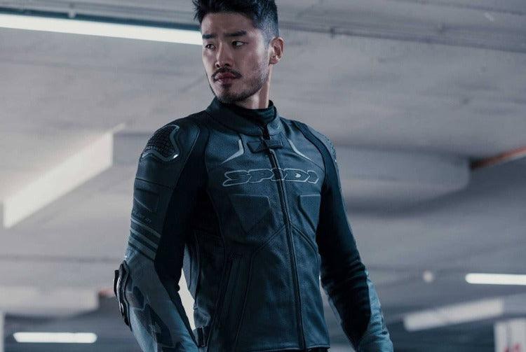 Spidi Bolide Motorcycle Leather Jacket-20