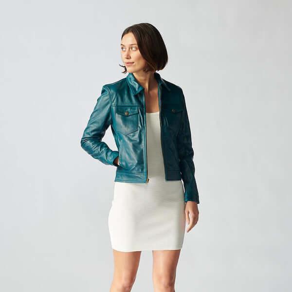 The Stuttgart Leather Jacket For Women-15