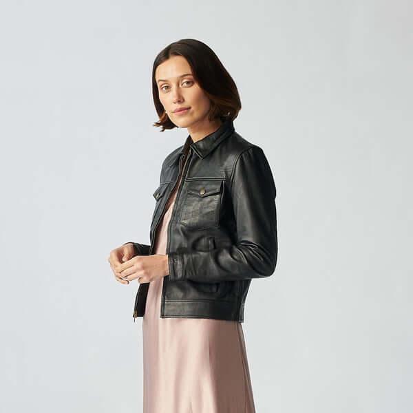 The Stuttgart Leather Jacket For Women-23