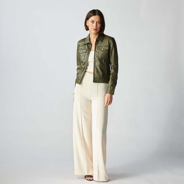 The Stuttgart Leather Jacket For Women-34