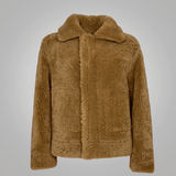 Womens B3 Flight Leather Bomber Aviator Jacket-3