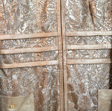 Womens Koral Laser Cut Long Leather Jacket-3