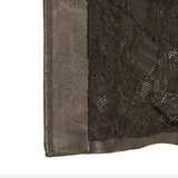 Womens Short Laser Cut Grey Leather Jacket-2