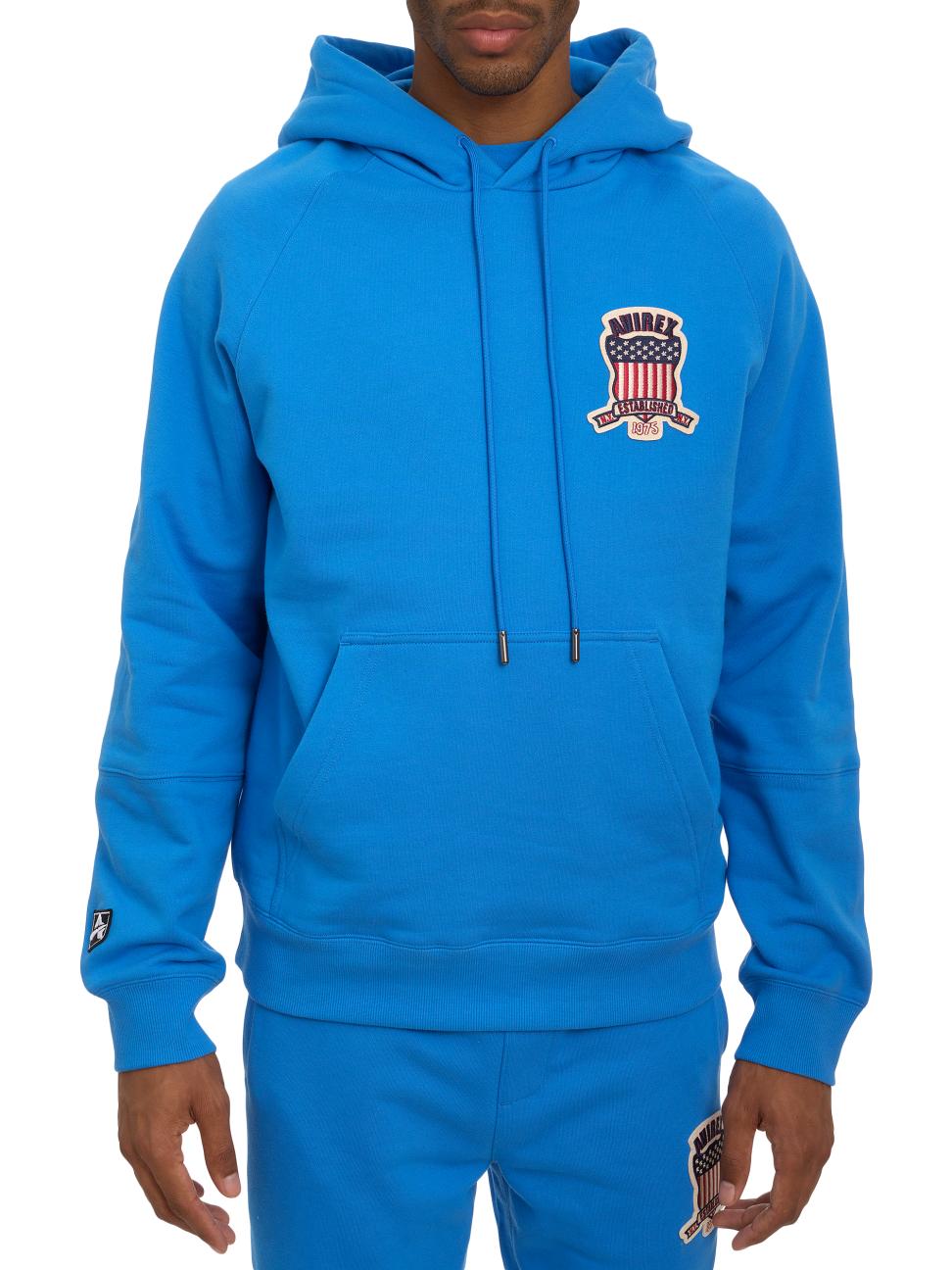 Avirex Icon Hoodie Blue
