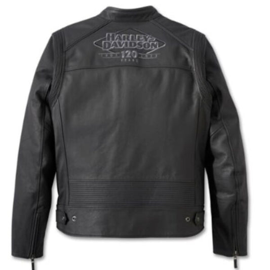 Harley Davidson 120th Anniversary Mens Leather Jacket