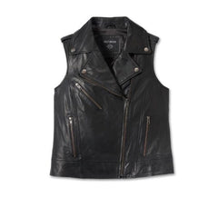 Harley Davidson Womens Eclipse Leather Vest