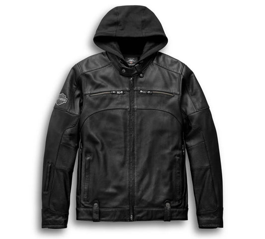 Harley Davidson Men's Swingarm 3 in 1 leather jacket